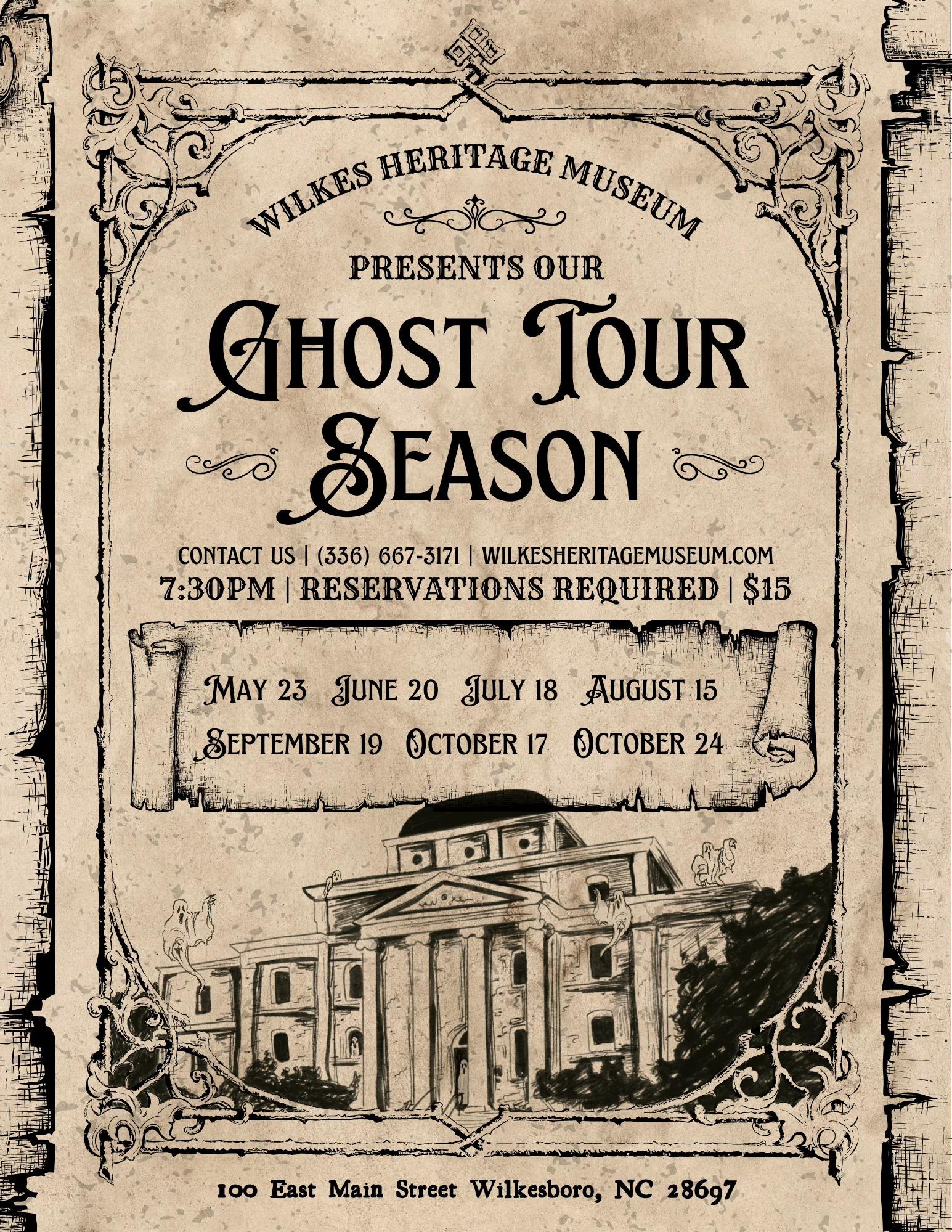 Ghost Tour Flyer 2026